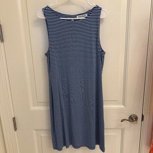 Tommy Bahama Blue stripe open back dress